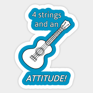 Uke ATTITUDE Sticker